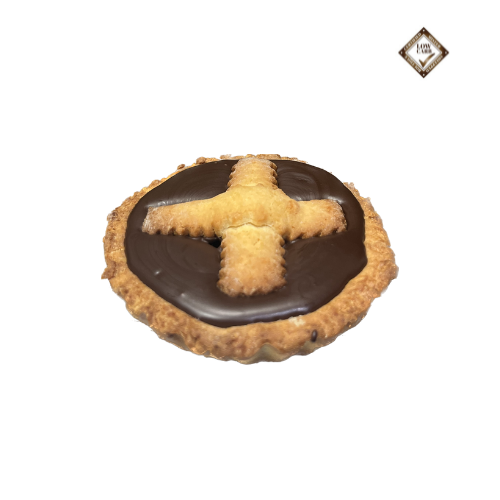 CROSTATINA AL CIOCCOLATO 90 GR  LOW-CARB/SUGAR FREE ARTIGIANALE